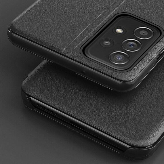 Eco Leather View Case an elegant case with a flap and stand function for Samsung Galaxy A73 red - Samsung Cases - Cases - Techbox