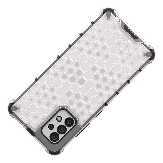 Honeycomb case armored cover with a gel frame for Samsung Galaxy A13 5G transparent | Techbox