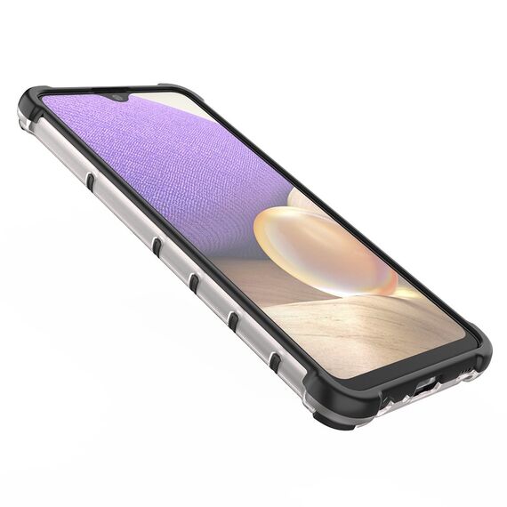 Honeycomb case armored cover with a gel frame for Samsung Galaxy A13 5G transparent | Techbox