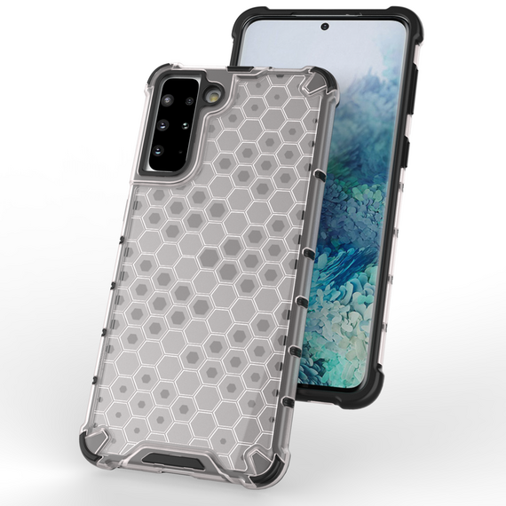 Honeycomb case armored cover with a gel frame for Samsung Galaxy S22 + (S22 Plus) black | Techbox