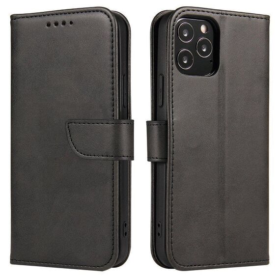 Magnet Case elegant case case cover with a flap and stand function for Motorola Moto G Power 2022 black | Techbox