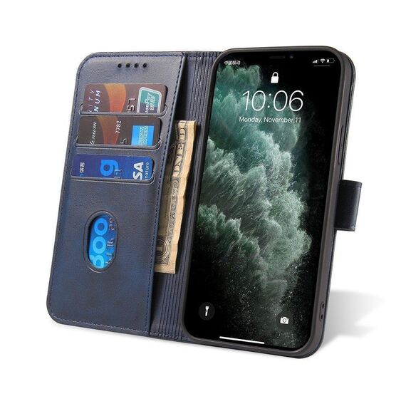 Magnet Case elegant case cover with a flap and stand function for Samsung Galaxy A03s (166.5) blue | Techbox
