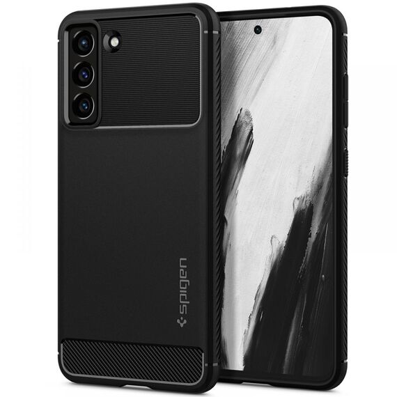Spigen Rugged Armor Case for Samsung Galaxy S21 FE - Matte Black | Techbox