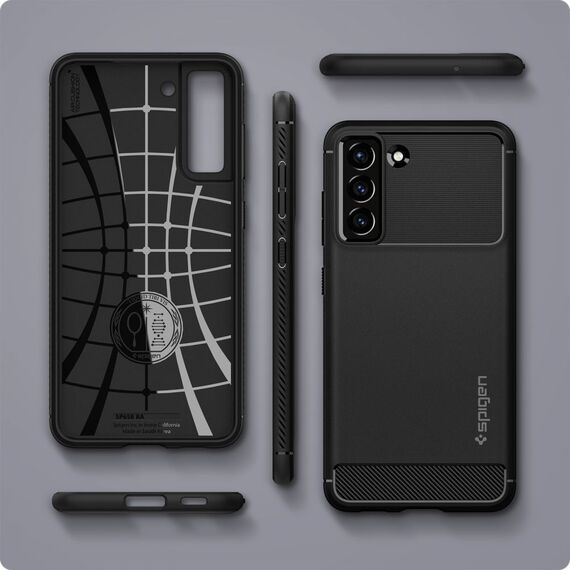 Spigen Rugged Armor Case for Samsung Galaxy S21 FE - Matte Black | Techbox