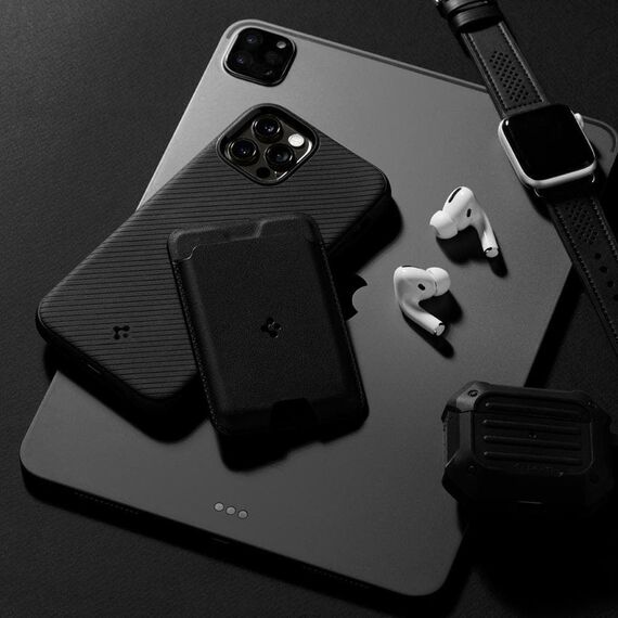 Spigen Valentinus Magnetic Wallet with MagSafe - Black |  Techbox