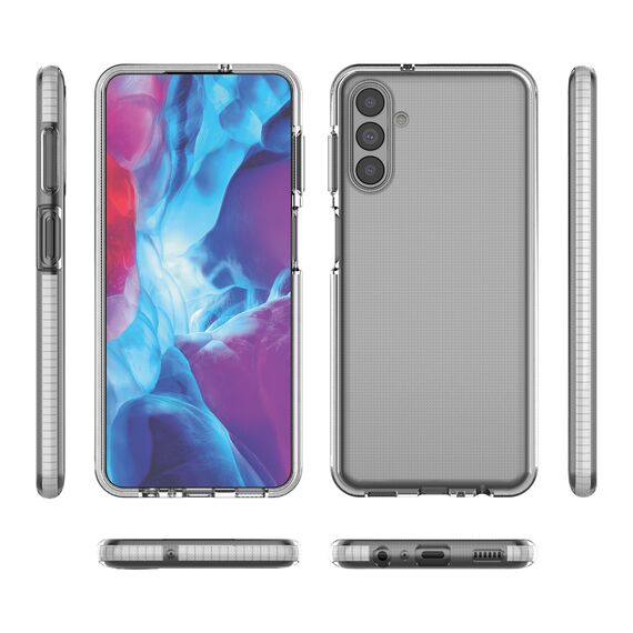 Spring Case Cover Gel Cover with Color Frame for Samsung Galaxy A13 5G Light Pink | Techbox