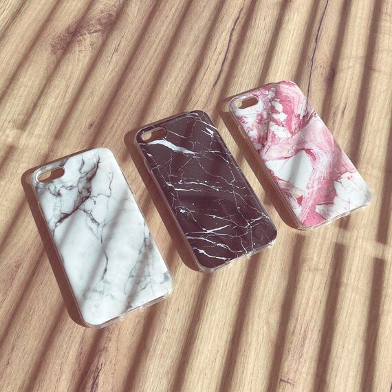 Wozinsky Marble TPU cover gel marble for Samsung Galaxy S22 Ultra black | Techbox