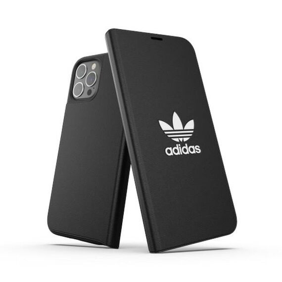 Adidas OR Booklet Case BASIC iPhone 12 Pro Max 6.7 "black and white / black white 42228 - Apple Cases - Cases - Techbox