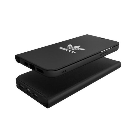 Adidas OR Booklet Case BASIC iPhone 12 Pro Max 6.7 "black and white / black white 42228 - Apple Cases - Cases - Techbox