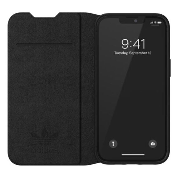 Adidas OR Booklet Case BASIC iPhone 13 6,1" czarno biały/black white 47086 | Techbox