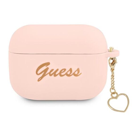 Guess GUAPLSCHSP AirPods Pro cover pink / pink Silicone Charm Collection - Smartphone Accessories - Cables & Accessories - Techbox