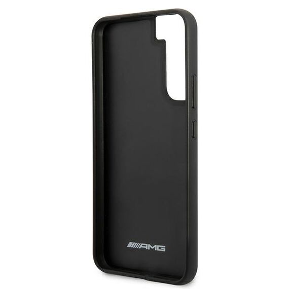 AMG AMHCS22MGSEBK S22+ S906 czarny/black hardcase Leather Debossed Lines | Techbox