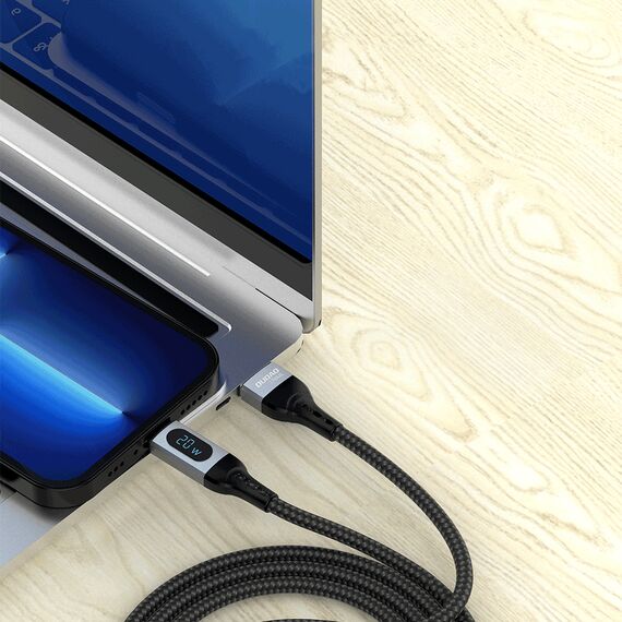 Dudao USB Type C cable - Lightning Fast Charging PD 20W black (L7MaxL) - Cables & Adapters - Cables & Accessories - Techbox