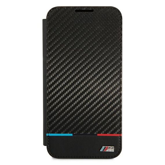 Etui BMW BMBKS22MPUCARTCBK S22+ S906 czarny/black bookcase M Collection Triangles | Techbox