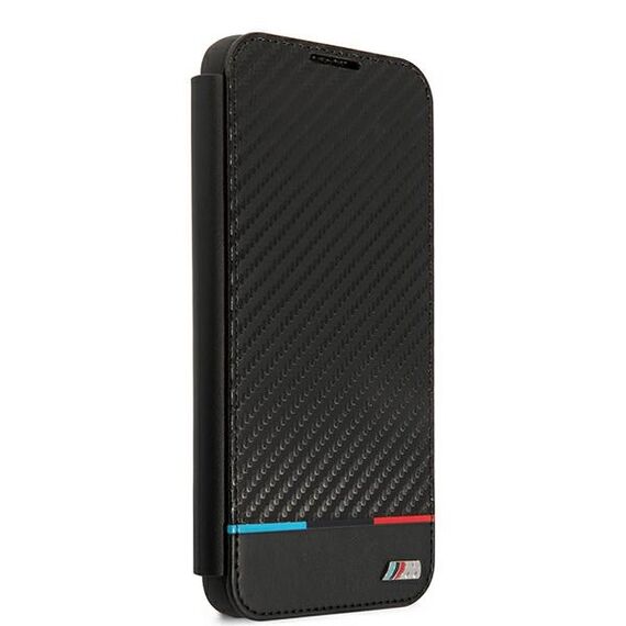 Etui BMW BMBKS22MPUCARTCBK S22+ S906 czarny/black bookcase M Collection Triangles | Techbox