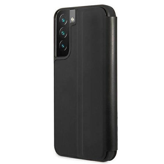 Etui BMW BMBKS22MPUCARTCBK S22+ S906 czarny/black bookcase M Collection Triangles | Techbox