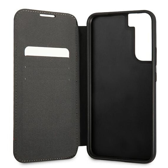 Etui BMW BMBKS22MPUCARTCBK S22+ S906 czarny/black bookcase M Collection Triangles | Techbox