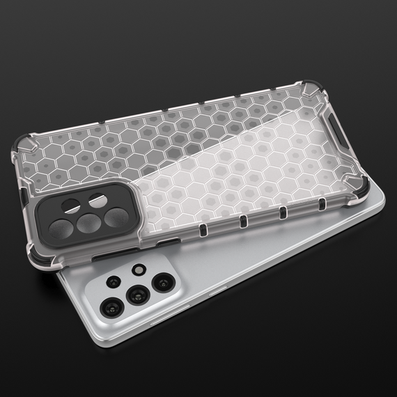 Honeycomb case armored cover with a gel frame for Samsung Galaxy A73 blue | Techbox