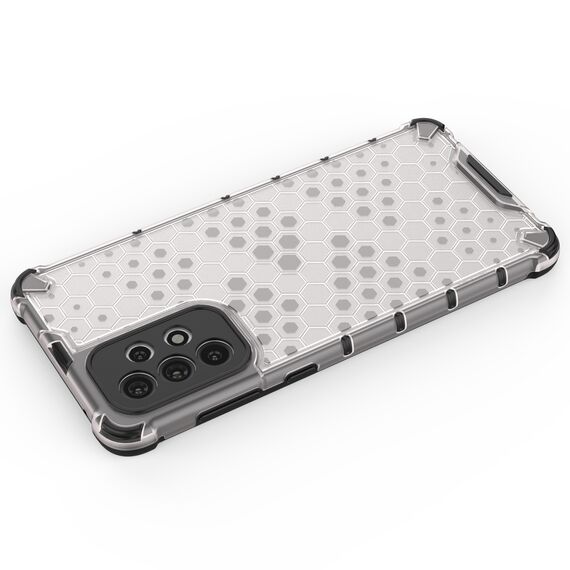 Honeycomb case armored cover with a gel frame for Samsung Galaxy A73 blue | Techbox