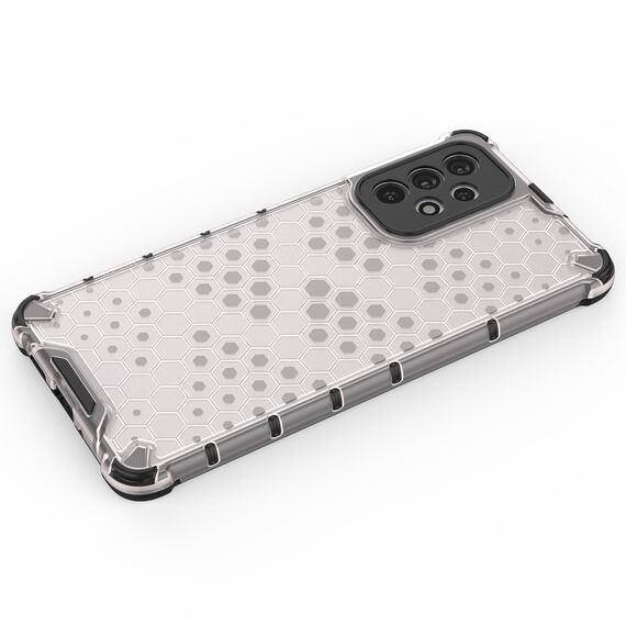 Honeycomb case armored cover with a gel frame for Samsung Galaxy A73 blue | Techbox