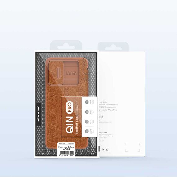 Nillkin Qin leather holster for Samsung Galaxy A73 black - Samsung Cases - Cases - Techbox