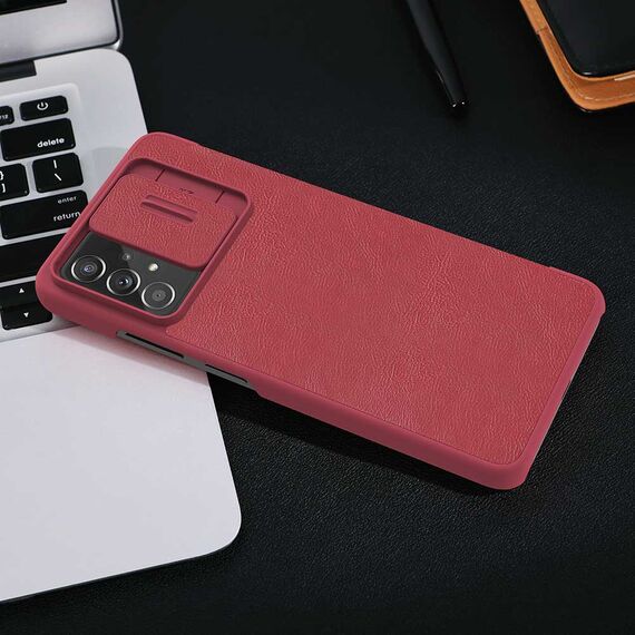Nillkin Qin leather holster for Samsung Galaxy A73 black - Samsung Cases - Cases - Techbox