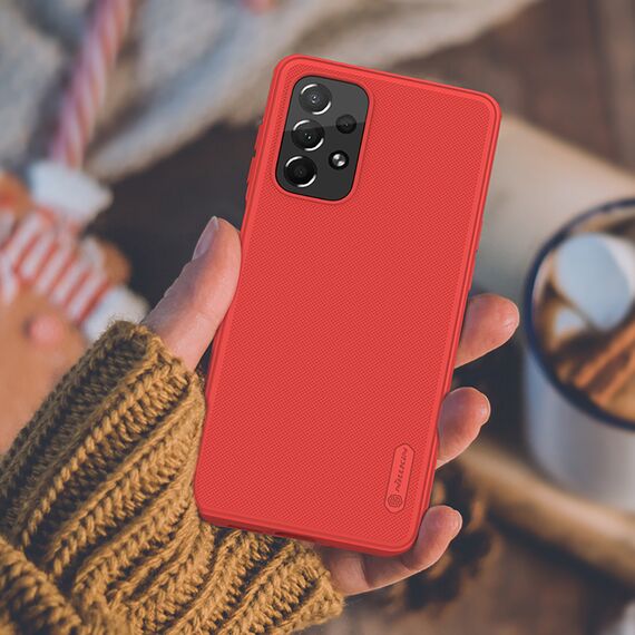 Nillkin Super Frosted Shield Pro durable cover for Samsung Galaxy A73 red - Samsung Cases - Cases - Techbox