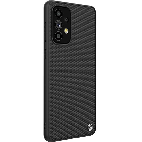 Nillkin Textured Case a durable reinforced case with a gel frame and nylon on the back of Samsung Galaxy A73 black - Samsung Cases - Cases - Techbox