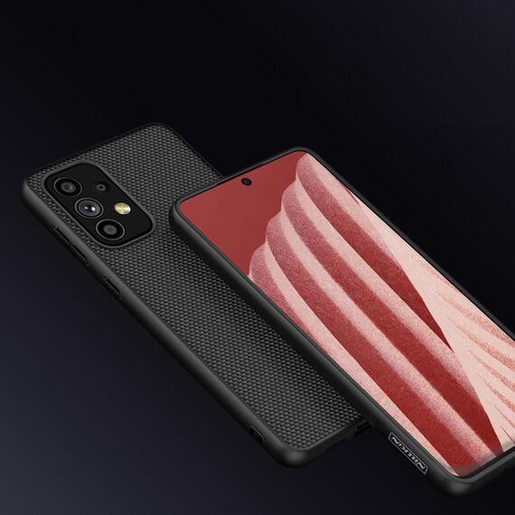 Nillkin Textured Case a durable reinforced case with a gel frame and nylon on the back of Samsung Galaxy A73 black - Samsung Cases - Cases - Techbox