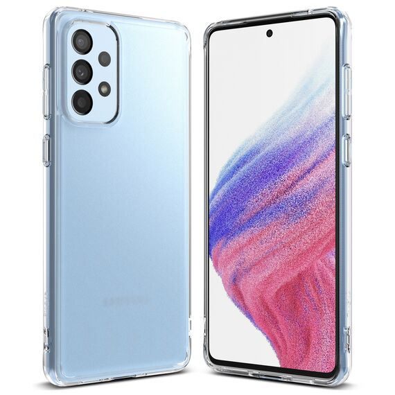 Ringke Fusion Matte tpu case with a translucent Samsung Galaxy A73 gel frame | Techbox