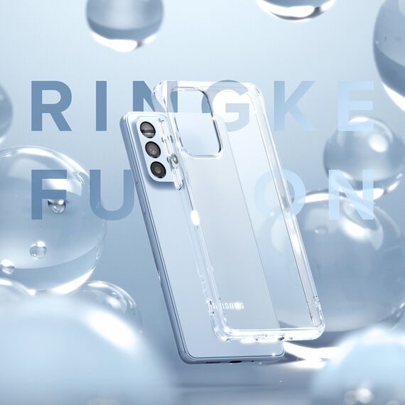 Ringke Fusion Matte tpu case with a translucent Samsung Galaxy A73 gel frame | Techbox