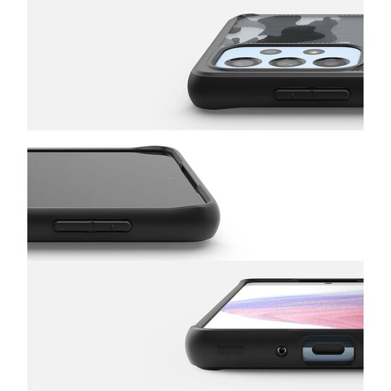 Ringke Fusion Matte tpu case with frame for Samsung Galaxy A73 black - Uncategorized Cases (2) - Cases - Techbox
