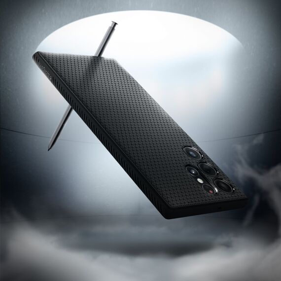 Spigen Liquid Air Case for Samsung Galaxy S22 Ultra - Matte Black | Techbox