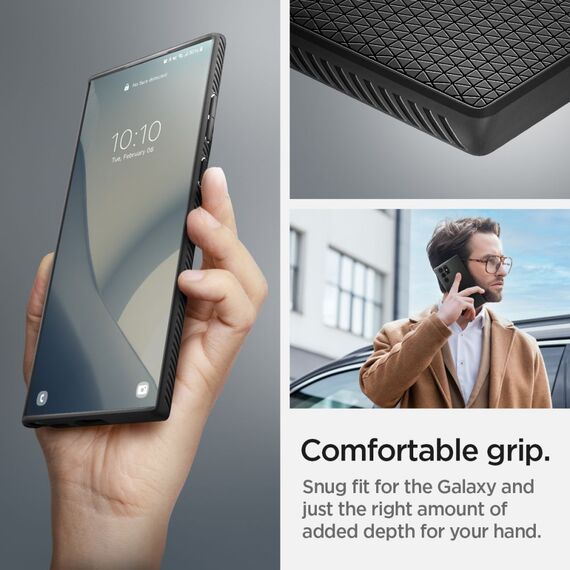 Spigen Liquid Air Case for Samsung Galaxy S22 Ultra - Matte Black | Techbox