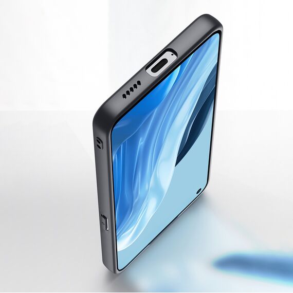 Dux Ducis Fino case cover covered with nylon material Oppo Reno7 Pro 5G black | Techbox