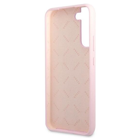 Guess GUHCS22MLSLMGLA S22 + S906 lavender / lavender hardcase Silicone Script Metal Logo - Samsung Cases - Cases - Techbox