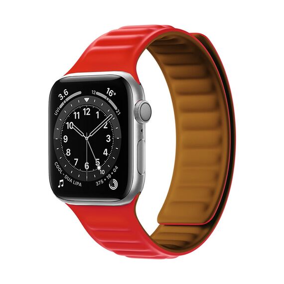 Magnetic Strap Magnetic Strap Bracelet for Apple Watch 45mm - Red | Techbox