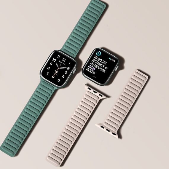 Magnetic Strap Magnetic Strap Bracelet for Apple Watch 41mm - Red | Techbox