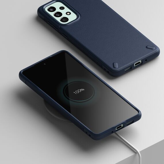 Ringke Onyx durable cover for Samsung Galaxy A73 navy blue - Samsung Cases - Cases - Techbox