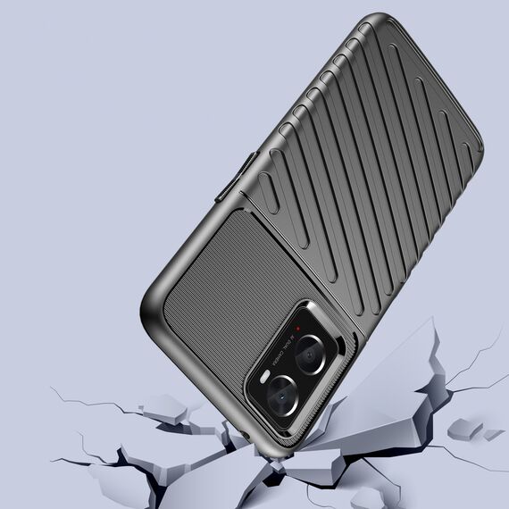 Thunder Case flexible armored cover for Oppo A76 / Oppo A36 / Realme 9i black - Uncategorized Cases (2) - Cases - Techbox