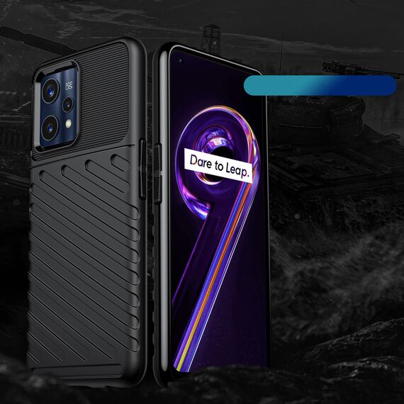 Thunder Case Flexible armored cover for Realme 9 Pro + (9 Pro Plus) black - Uncategorized Cases (2) - Cases - Techbox