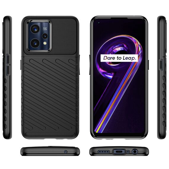 Thunder Case Flexible armored cover for Realme 9 Pro + (9 Pro Plus) black - Uncategorized Cases (2) - Cases - Techbox