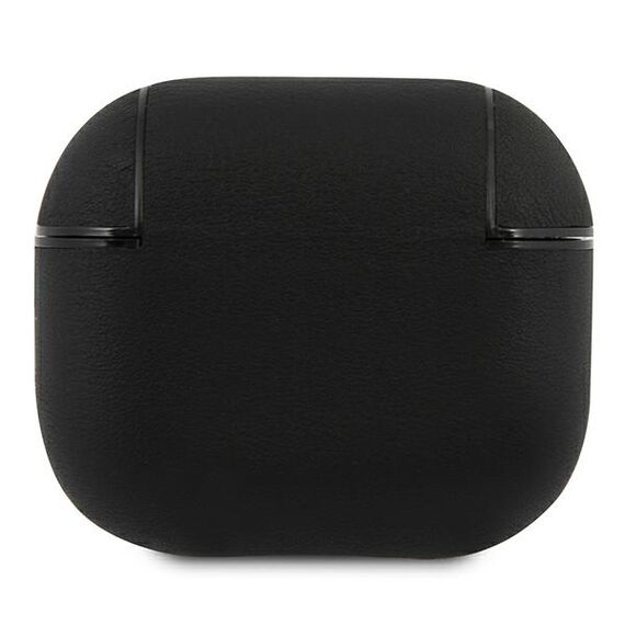 BMW BMA3SSLBK AirPods 3 cover black / black Geniune Leather Silver Logo - Smartphone Accessories - Cables & Accessories - Techbox