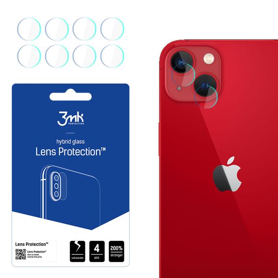 Camera glass for iPhone 13 mini 7H for 3mk Lens Protection series lens | Techbox