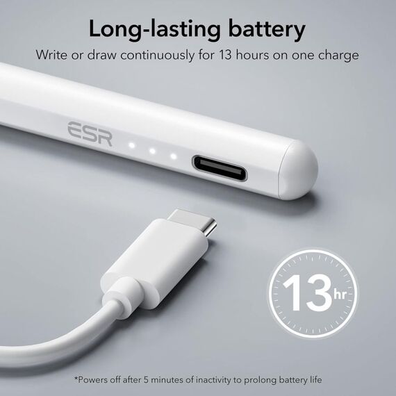 ESR Digital+ Magnetic Stylus Pen for iPad - White | Techbox