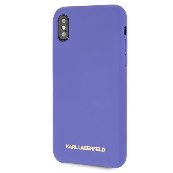 Karl Lagerfeld Silicone iPhone X/Xs Case - Purple - Uncategorized Cases (2) - Cases - Techbox