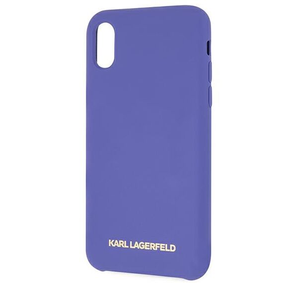 Karl Lagerfeld Silicone iPhone X/Xs Case - Purple - Uncategorized Cases (2) - Cases - Techbox