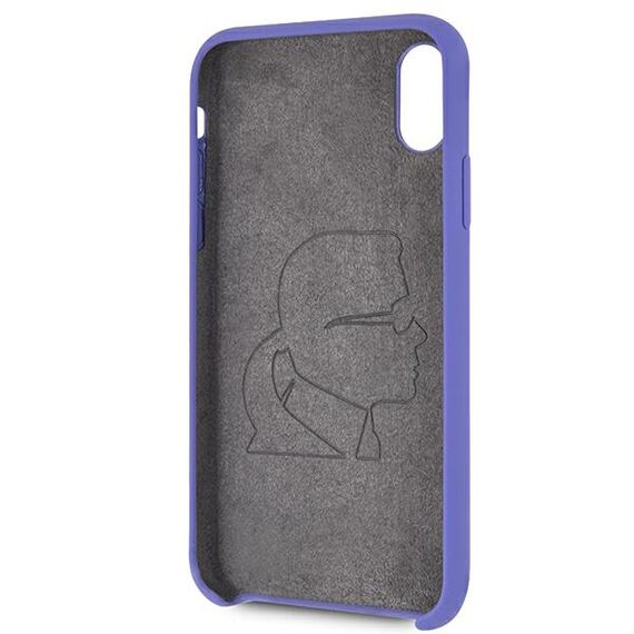 Karl Lagerfeld Silicone iPhone X/Xs Case - Purple - Uncategorized Cases (2) - Cases - Techbox