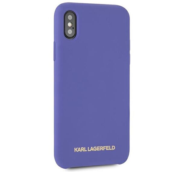 Karl Lagerfeld Silicone iPhone X/Xs Case - Purple - Uncategorized Cases (2) - Cases - Techbox