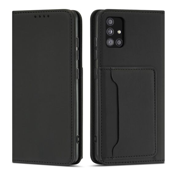 Magnet Card Case Case for Xiaomi Redmi Note 11 Pro Pouch Wallet Card Holder Black | Techbox